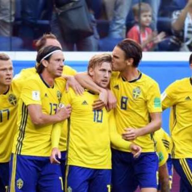 Suécia vence Suíça e avança às quartas de final da Copa do Mundo
