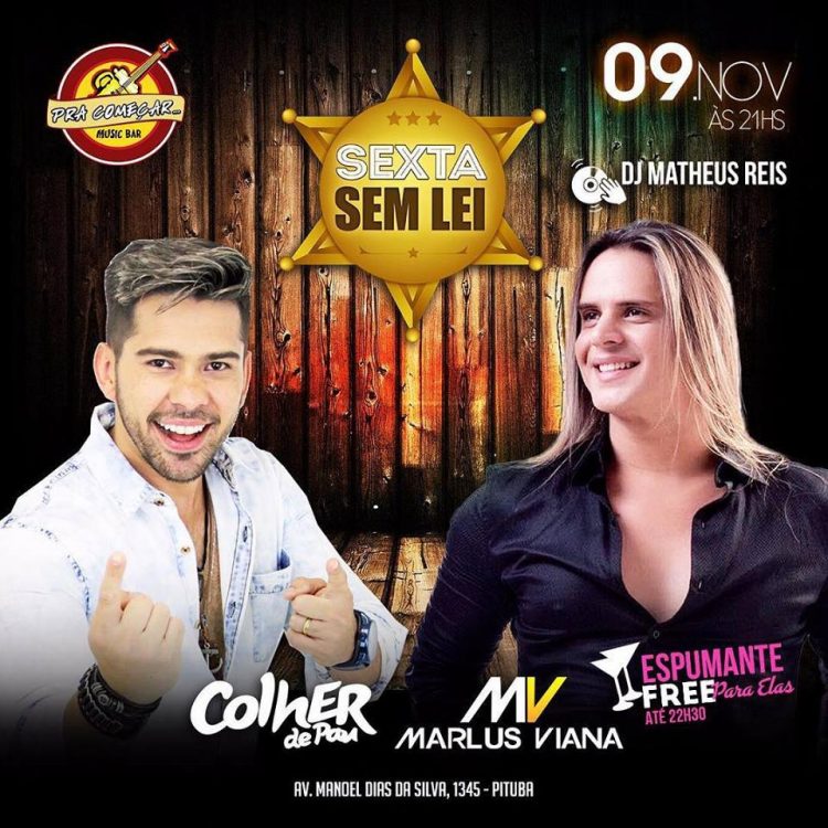 You are currently viewing Marlus Vianna é o convidado da Colher de Pau na 2º edição da “Sexta Sem Lei”