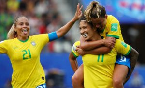 Read more about the article Cristiane decide e Brasil vence na estreia da Copa do Mudo de Futebol Feminino